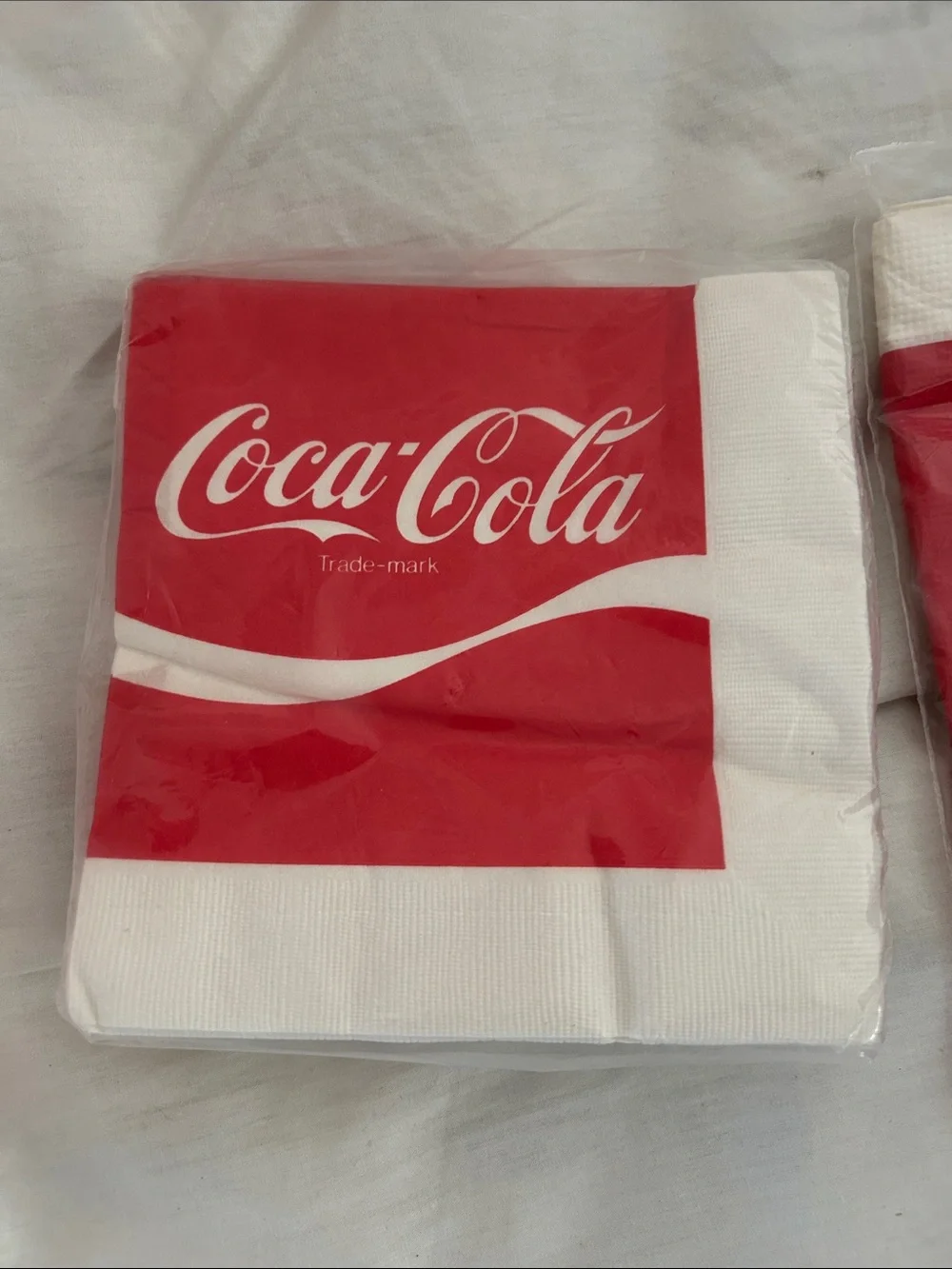 Vintage 1980’s  Coca Cola Party Supplies Lot